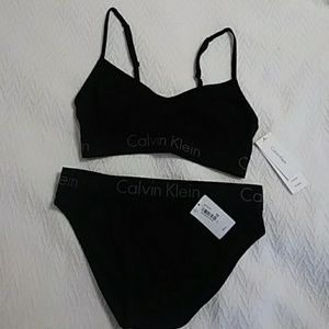 Calvin Klein NWT bra and panty set.